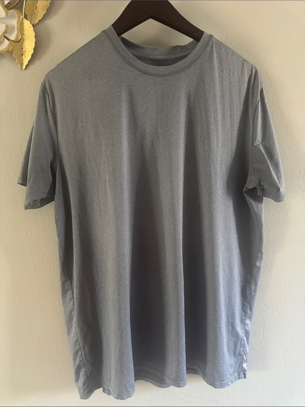 Athletic Works Men's Short Sleeve Crew Tee - Gray